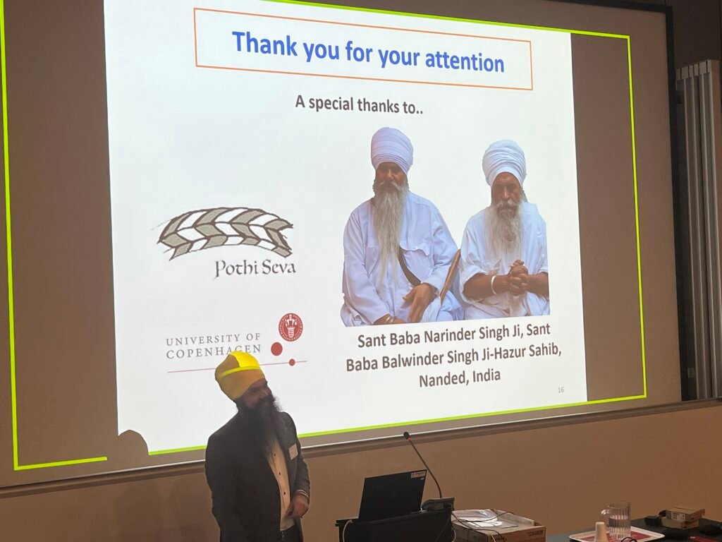 conference presentation in Denmark by surjit singh conservator