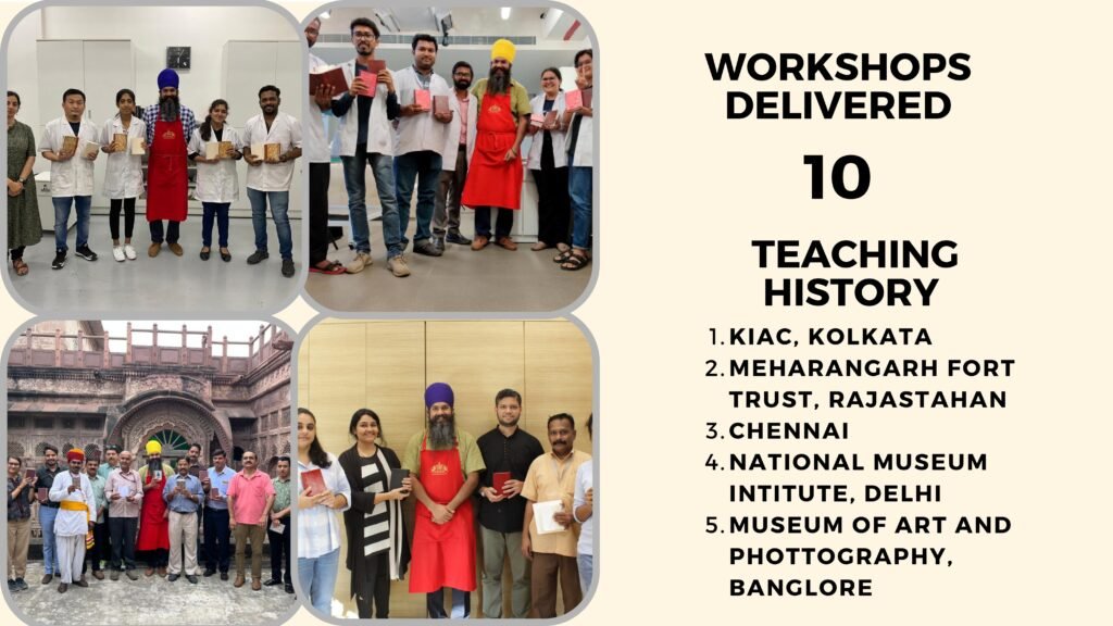 Surjit Singh Conservator | ConservEdu Enterprises | Workshops