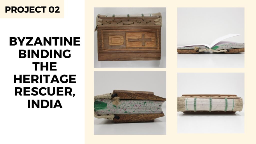 Byzantine Binding | Surjit Singh Conservator | ConservEdu Enterprises