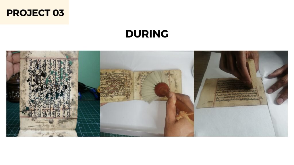 Conservation of Recessed Cord Gurmukhi Pothi Sahib | Surjit Singh Conservator | ConservEdu Enterprises